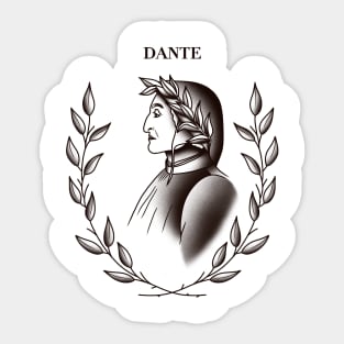 HomeSchoolTattoo Dante Alighieri Sticker